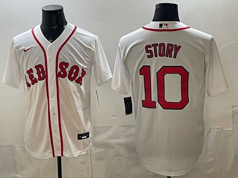 Men Boston Red Sox #10 Story white 2026 Nike MLB Jerseys 20260016->boston red sox->MLB Jersey